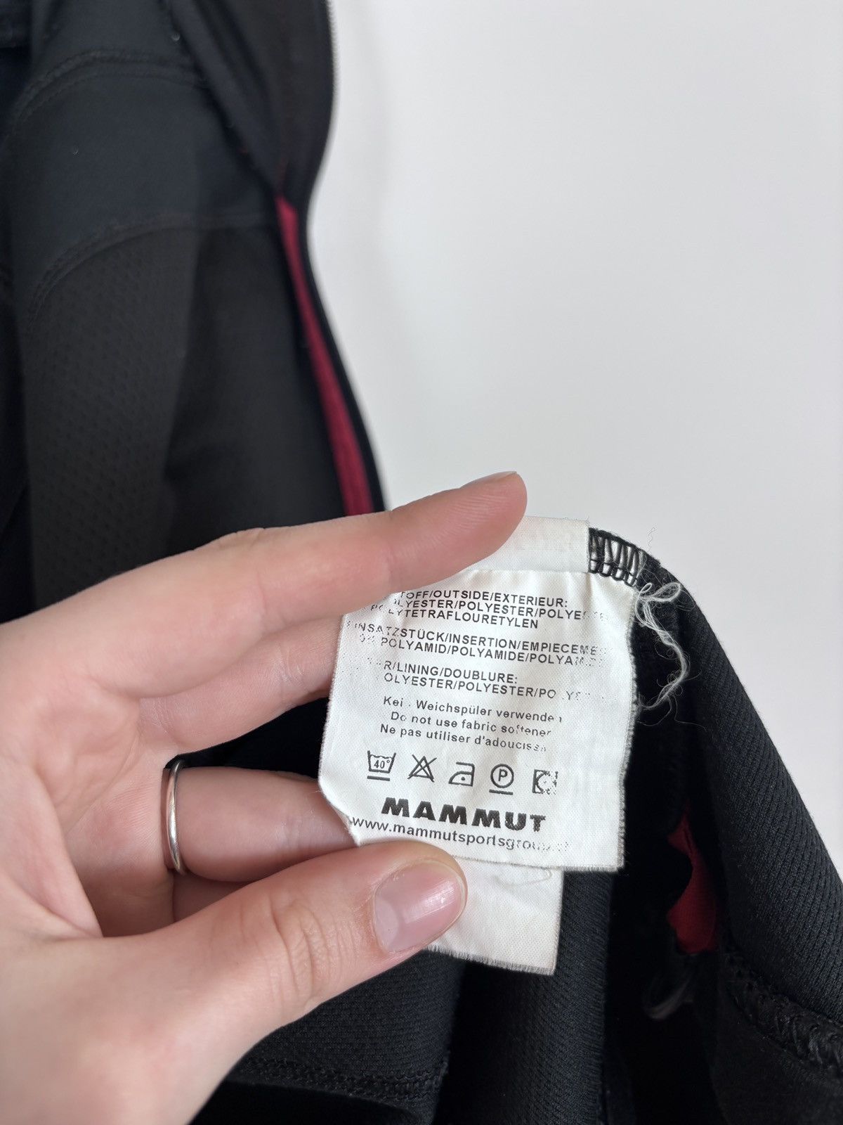 Mammut Mammut Men’s Softshell Jacket Windstopper Black Full Zip Size US L / EU 52-54 / 3 - 19 Thumbnail