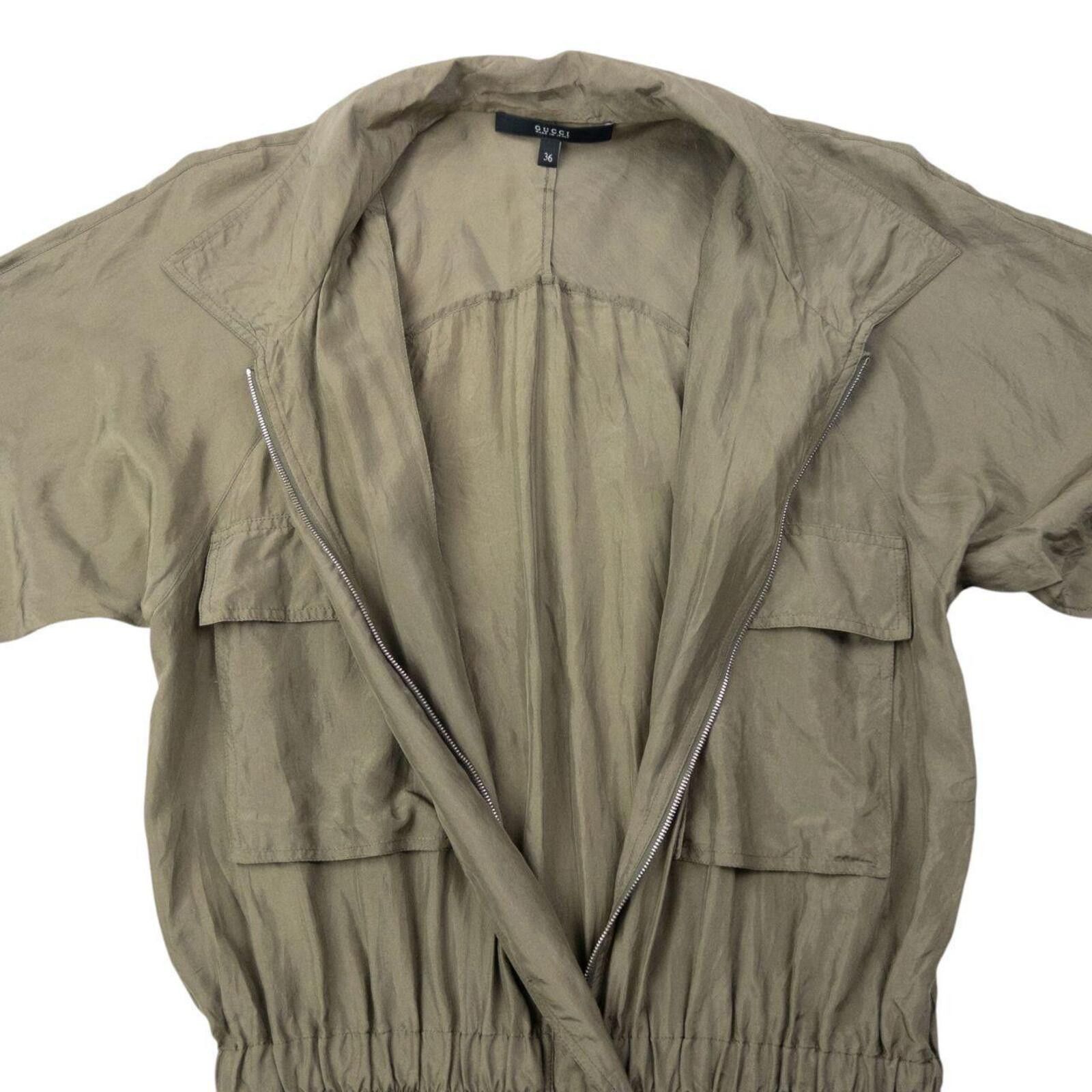 Gucci Vintage 2000s Gucci By Tom Ford Silk Jumpsuit Womens Size L Size 36" / US 14 / IT 50 - 6 Thumbnail