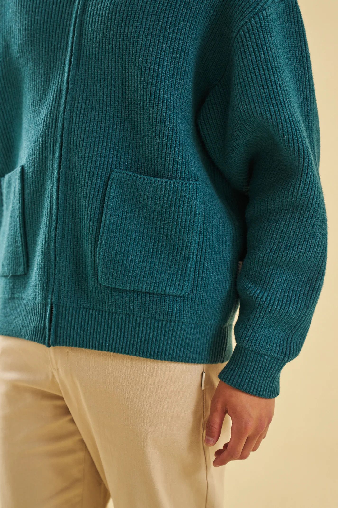 Other Bound TEAL HEAVY KNITTED CARDIGAN Size US L / EU 52-54 / 3 - 6 Thumbnail