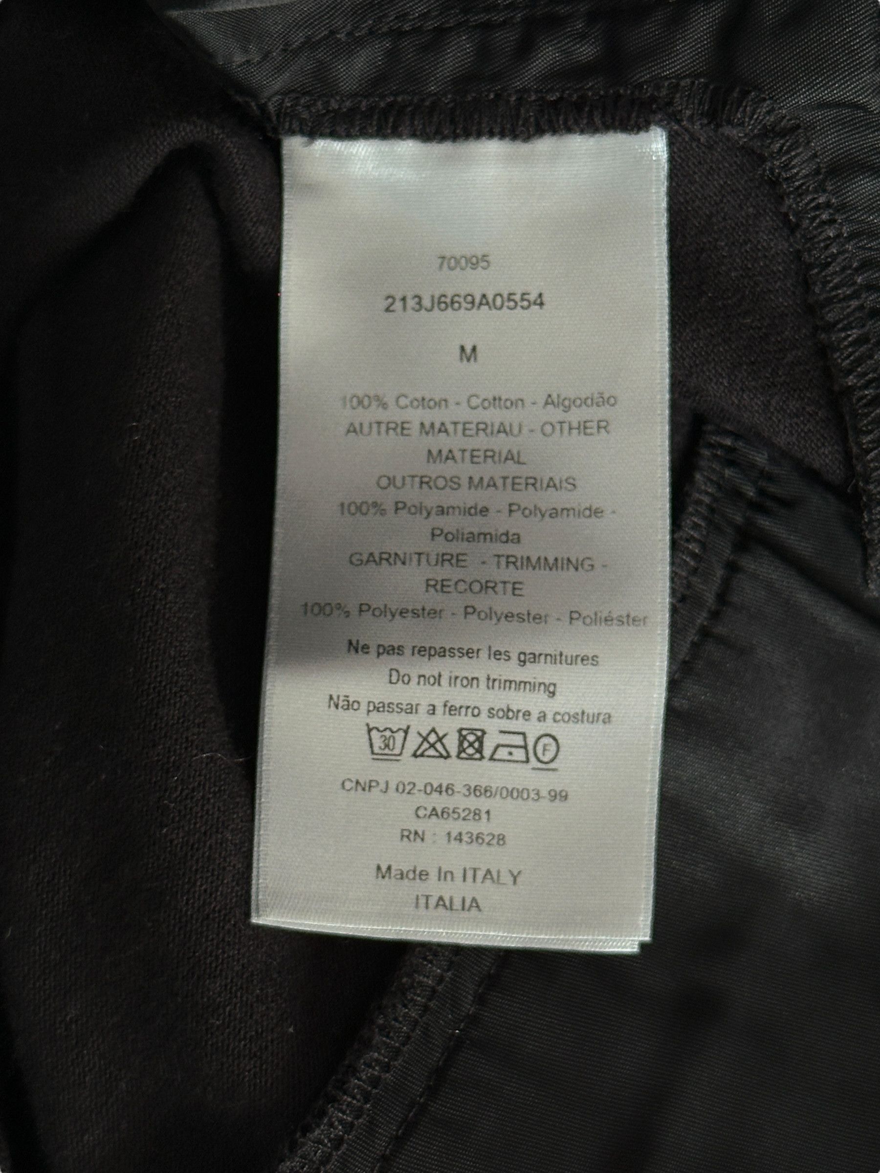 Dior Dior Sacai Black Cotton & Nylon Embroidered Patch T-Shirt Size US M / EU 48-50 / 2 - 4 Thumbnail