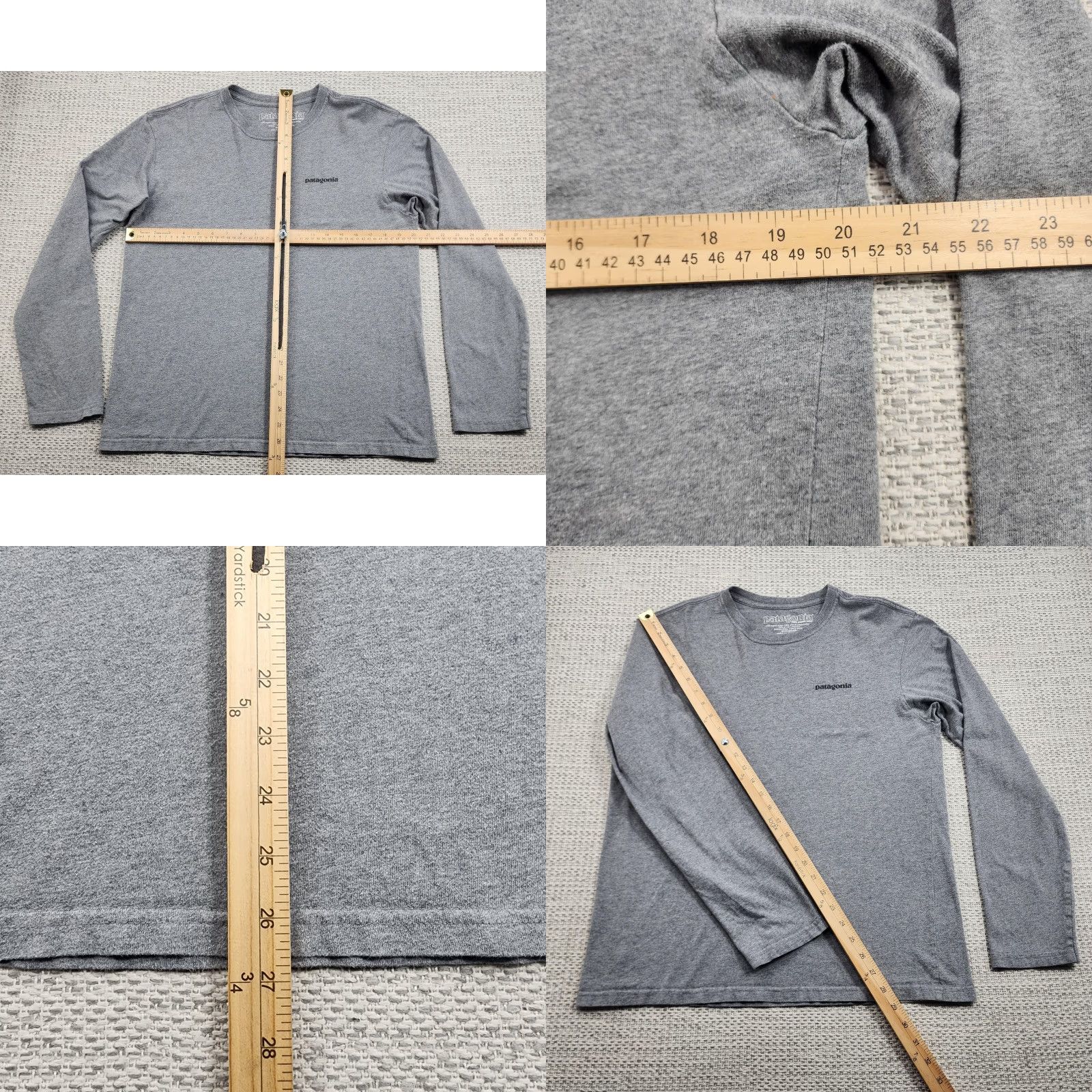 Patagonia Patagonia Shirt Mens M Gray Long Sleeve Organic Cotton Logo Outdoor USA Made Size US M / EU 48-50 / 2 - 8 Thumbnail