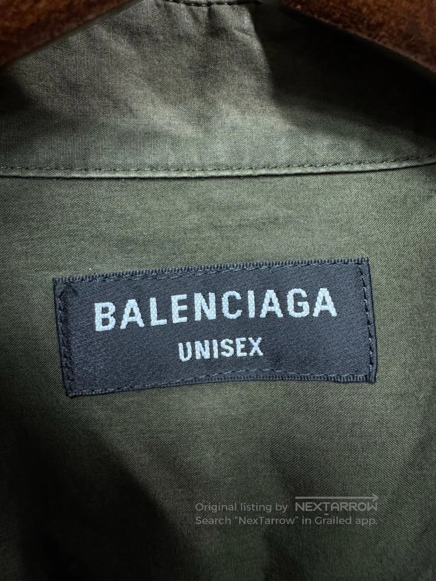 Balenciaga military green panel shirt by balenciaga. Size US M / EU 48-50 / 2 - 3 Thumbnail