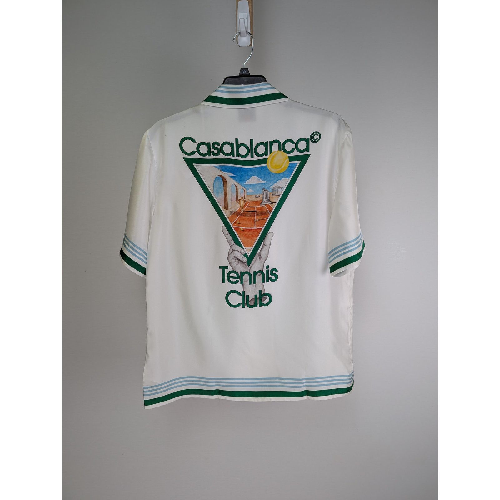Casablanca o1rshd1 Metaphysical Tennis Short Sleeve Curban Collar Shirt Size US M / EU 48-50 / 2 - 7 Thumbnail
