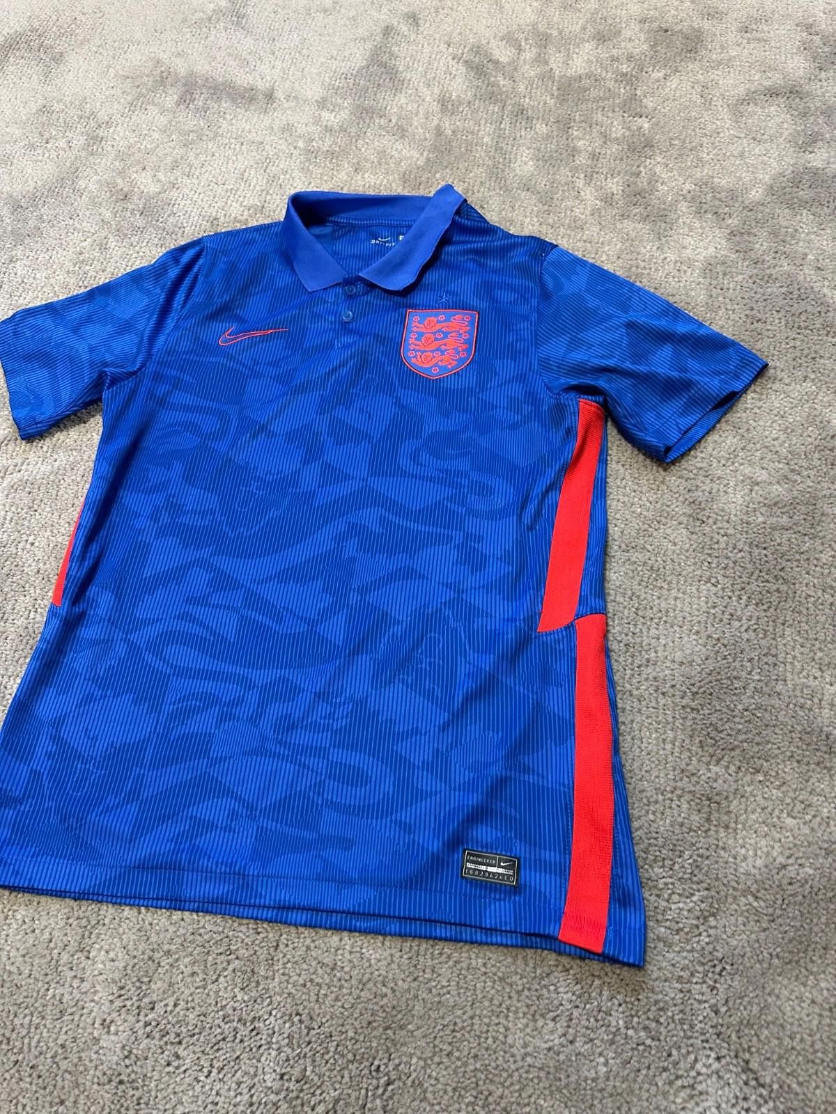 Nike Nike Nike England 2020/21 Away Football Shirt Soccer Jersey Size US M / EU 48-50 / 2 - 3 Thumbnail
