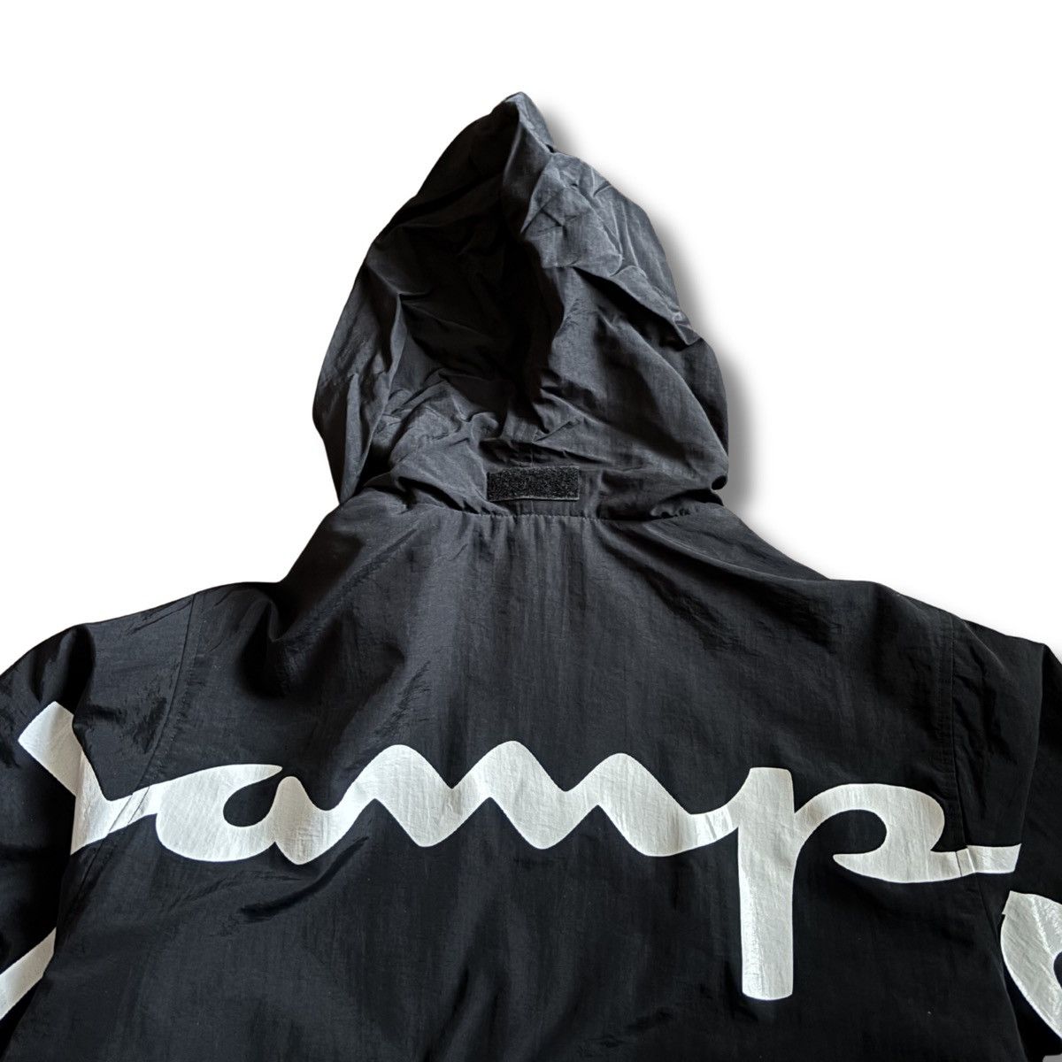 Champion × Supreme Supreme x Champion Black Men’s M Windbreaker Jacket SS18 Size US M / EU 48-50 / 2 - 15 Thumbnail