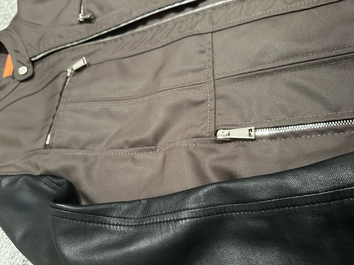 Dsquared2 Dsquared2 biker Nylon Jacke Leder Ärmel 52 L Size US L / EU 52-54 / 3 - 5 Thumbnail
