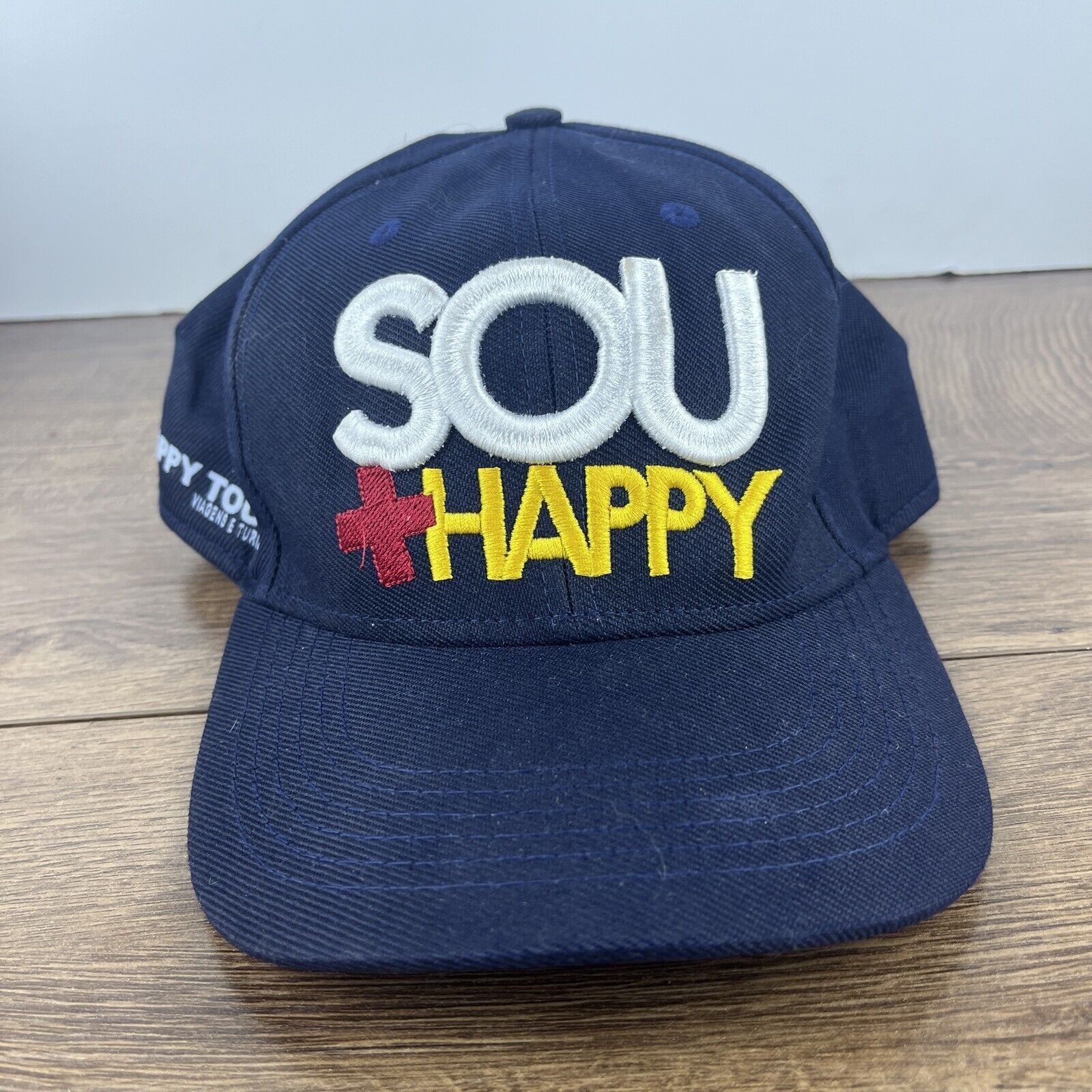 Other Sou Happy Hat Happy Tour Blue Hat Adjustable Adult Size Hat Size ONE SIZE - 1 Thumbnail