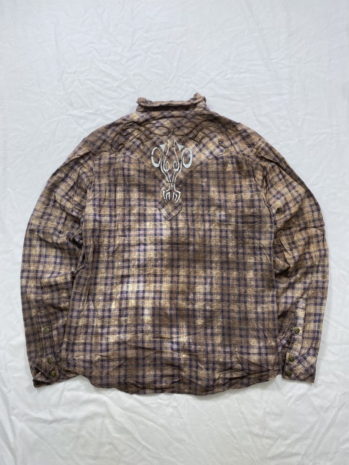 If Six Was Nine In the Attic Gothic punk button up shirt Size US M / EU 48-50 / 2 - 3 Thumbnail