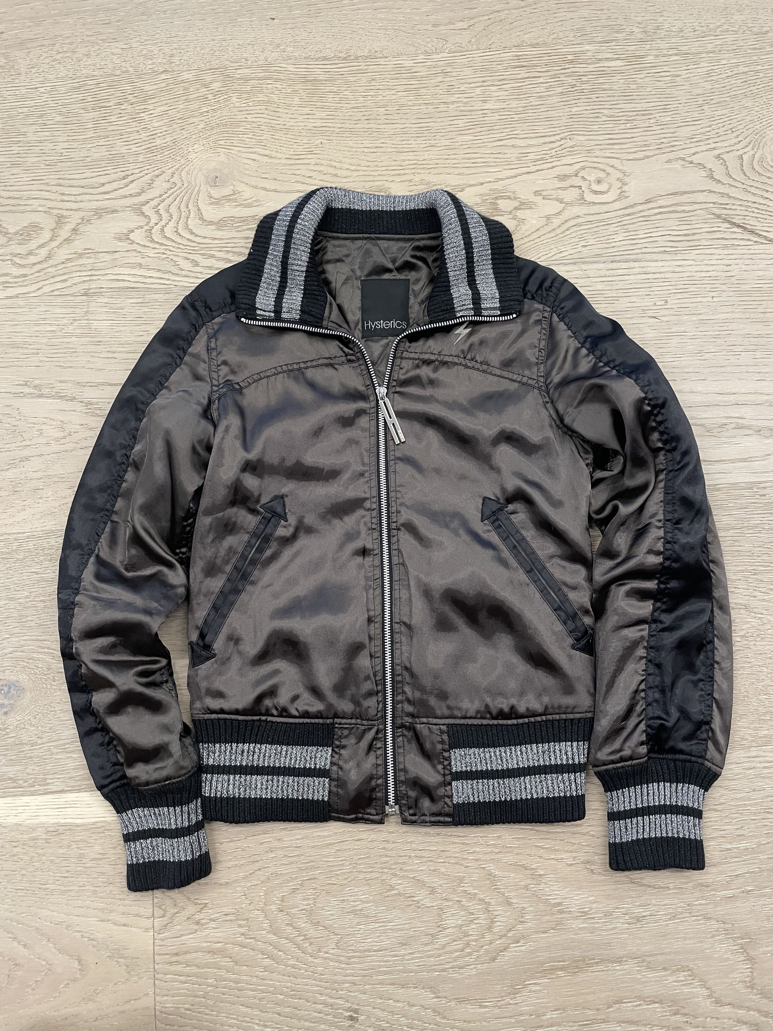 HYSTERIC GLAMOUR ジップアップジャケット グレー