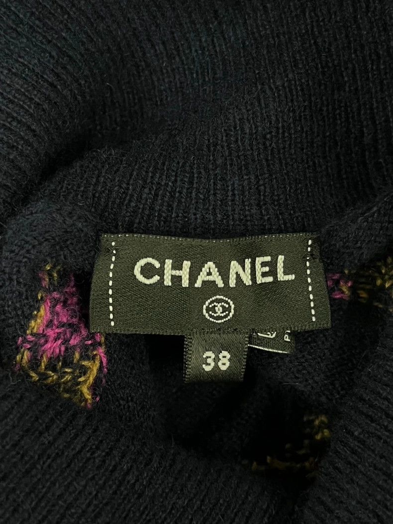 Chanel Chanel Ski Series Cashmere Knitted Short Sleeves Size XS / US 0-2 / IT 36-38 - 3 Thumbnail