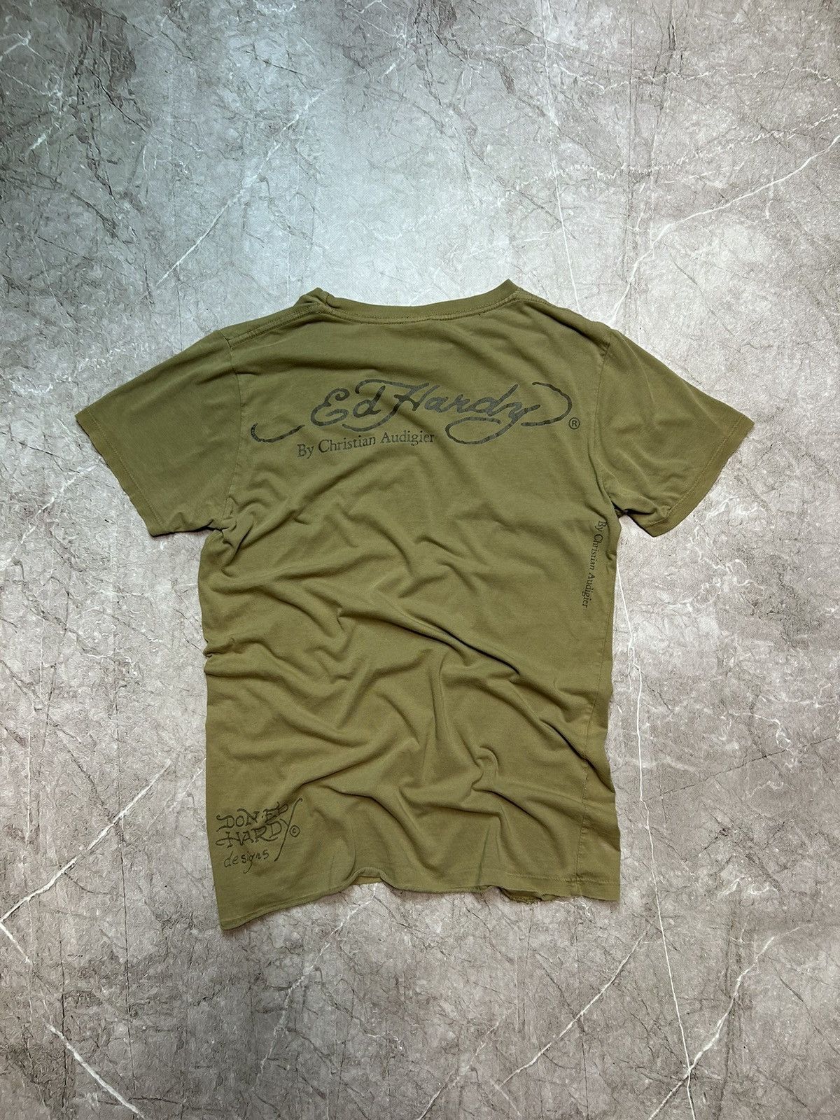 Ed Hardy Vintage 90's Ed Hardy Japanese Style Tattoo Y2K T-shirt Size US M / EU 48-50 / 2 - 7 Thumbnail
