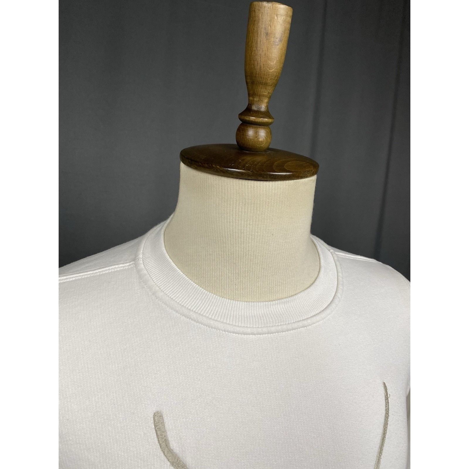 Rick Owens Rick Owens Dark Shadow Man to Man White Beige Crewneck Long Size US S / EU 44-46 / 1 - 6 Thumbnail