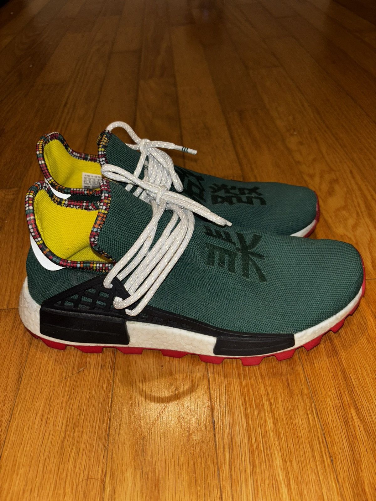 Adidas × Pharrell Adidas x Pharrell NMD Hu Size US 9.5 / EU 42-43 - 5 Thumbnail