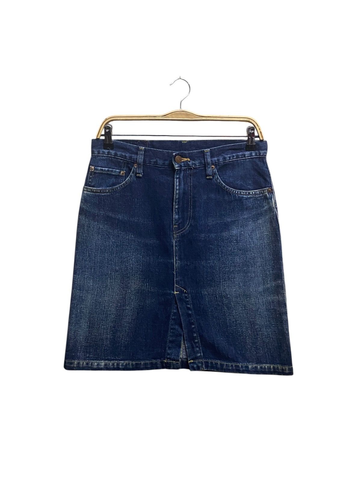 Hysteric Glamour Vintage Japanese Brand Hysteric Glamour Denim Skirt 1990s Size 24" / US 00 / IT 34 - 1 Thumbnail