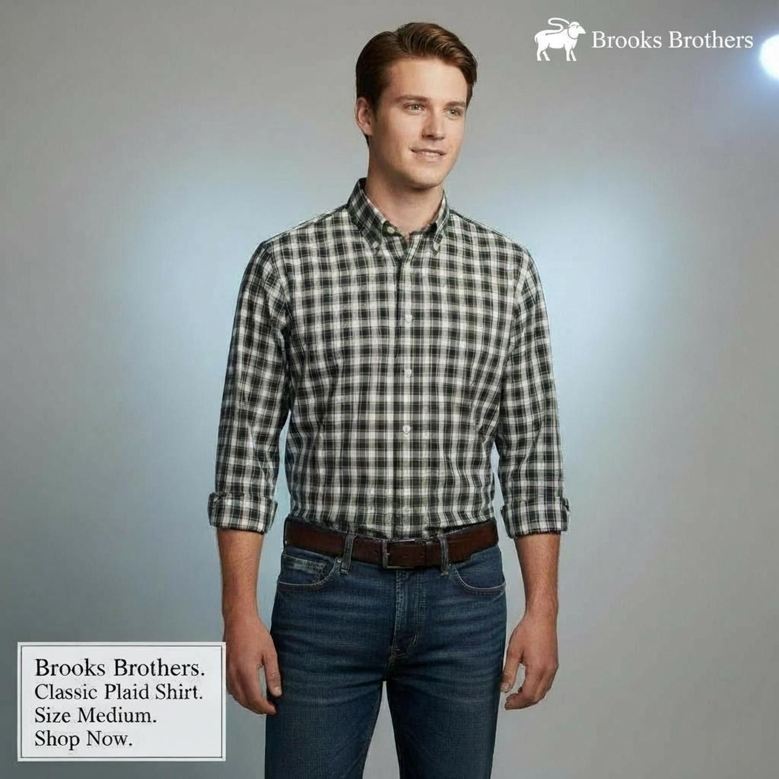 Brooks Brothers Brooks Brothers Classic Plaid Shirt Medium Size US M / EU 48-50 / 2 - 1 Thumbnail