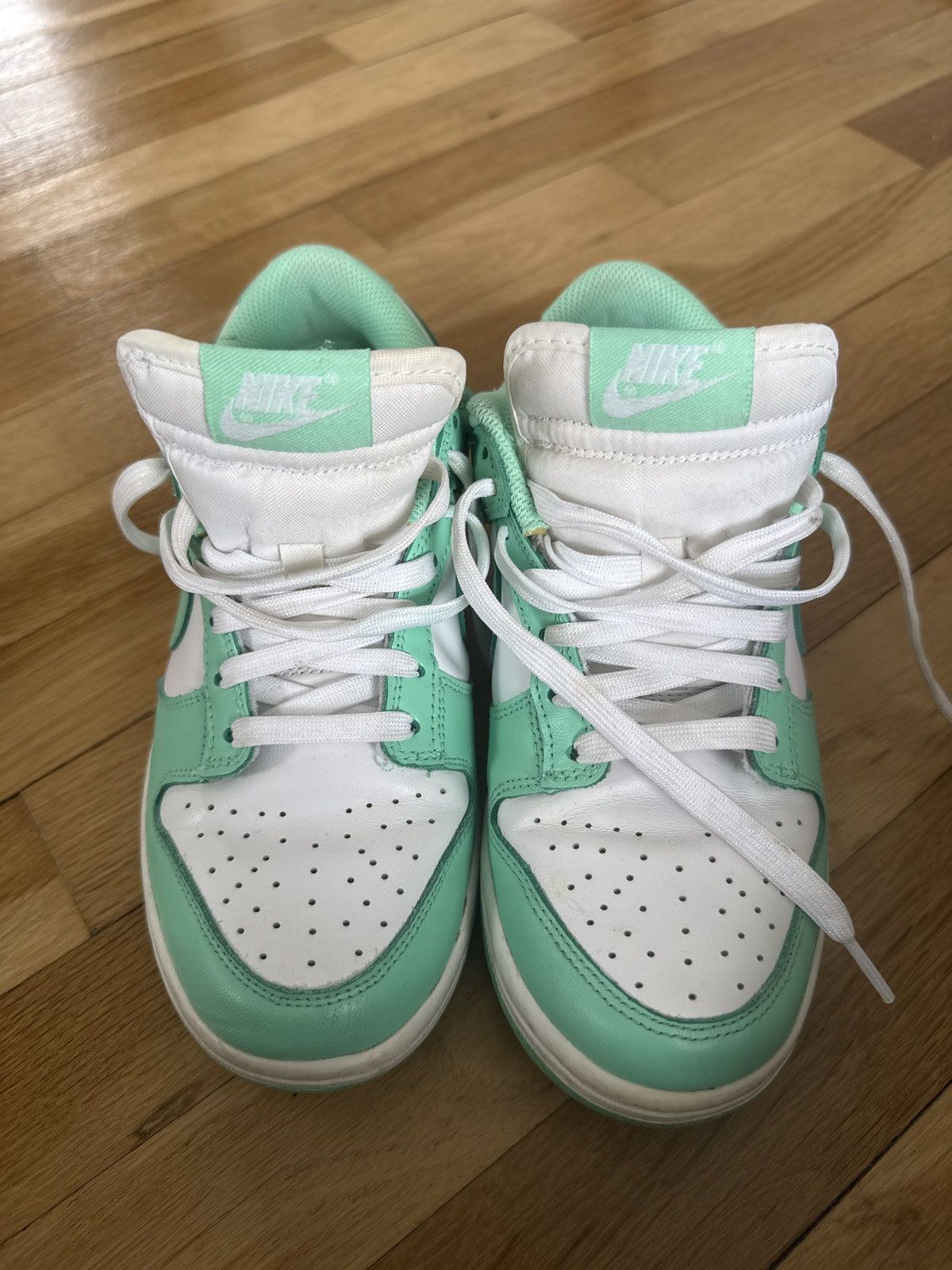 Nike Nike Dunk Low Mint Green / White – Gently Used Size US 7 / IT 37 - 8 Thumbnail