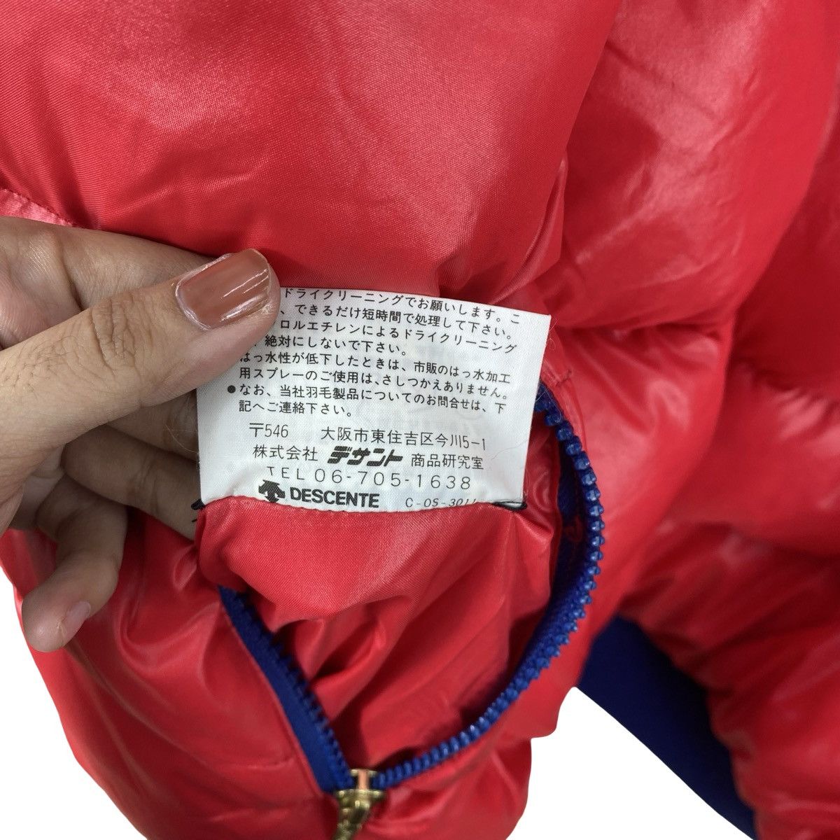 Descente Vintage DESCENTE Puffer Bomber Jacket Collar Duck Down Ski Size US L / EU 52-54 / 3 - 13 Thumbnail