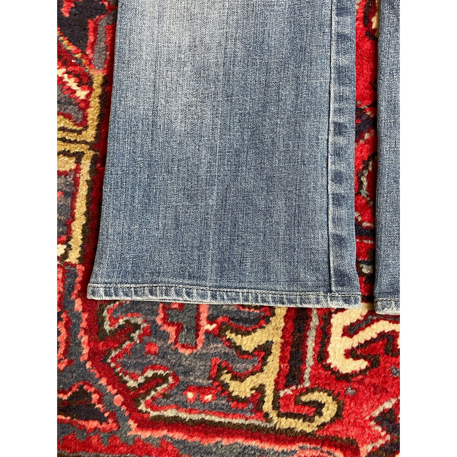 Vintage Vintage 7 For All Mankind A Pocket Jeans Womens Sz 30 Y2K Size 30" / US 8 / IT 44 - 5 Thumbnail