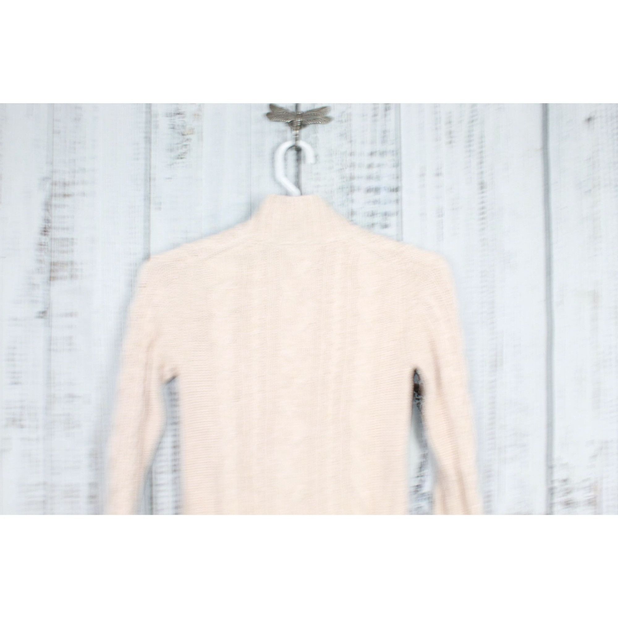 L.L. Bean LL Bean Womens Pink Cable Zip Cardigan Sweater Small Size S / US 4 / IT 40 - 7 Thumbnail