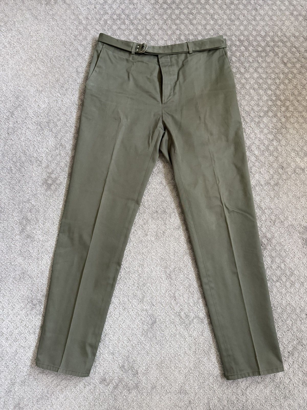 Valentino Valentino slim fit cotton twill trousers Size US 34 / EU 50 - 1 Thumbnail
