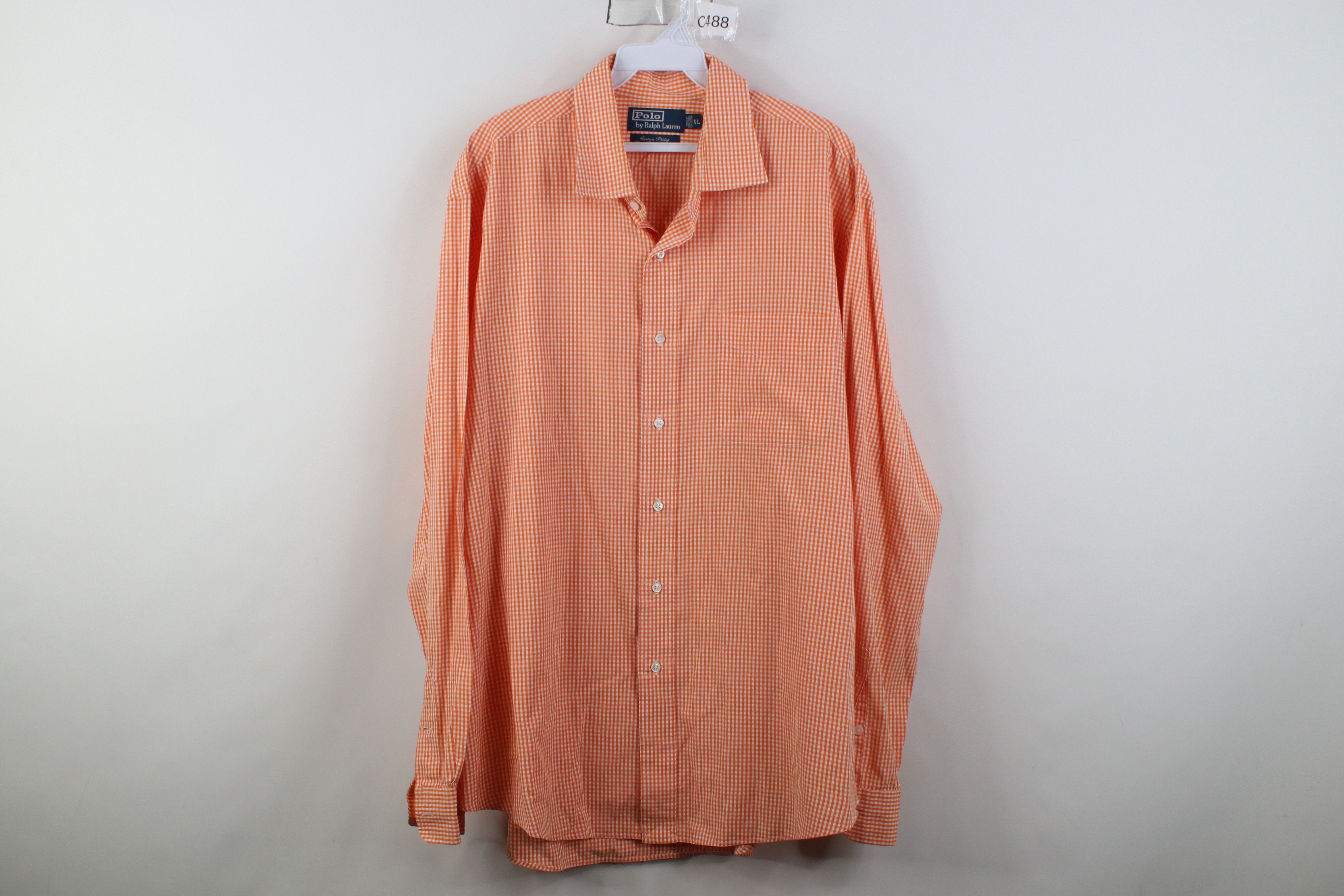 Polo Ralph Lauren Ralph Lauren Fine Two Ply 100s Button Shirt Gingham Plaid Size US XL / EU 56 / 4 - 1 Thumbnail