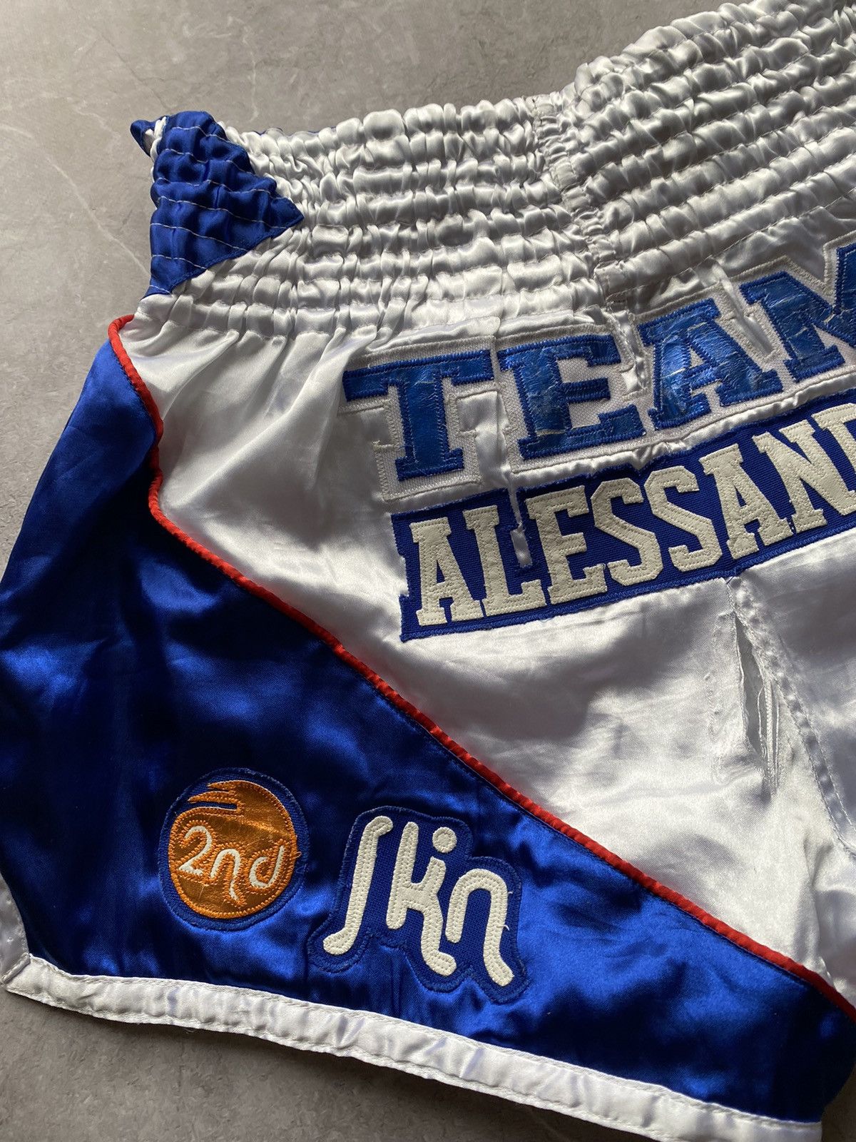 Vintage Vintage THAI4MORE Muay Thai Boxing Training David Gym Shorts Size US 34 / EU 50 - 11 Thumbnail