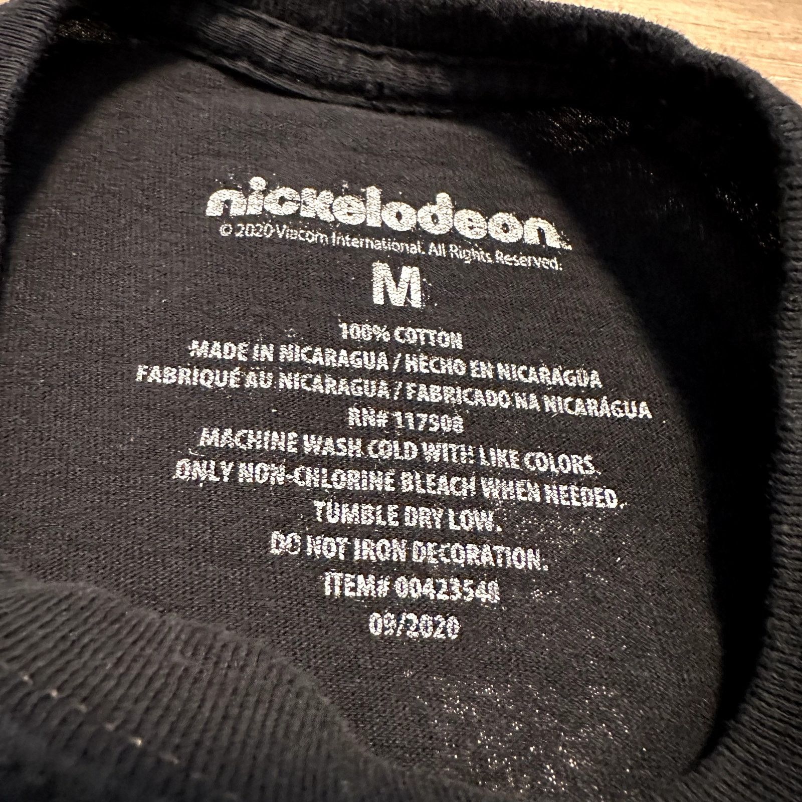 Nickelodeon 2020 Nickelodeon Reptar Foil Color Black T Shirt Size Medium Size US M / EU 48-50 / 2 - 5 Thumbnail