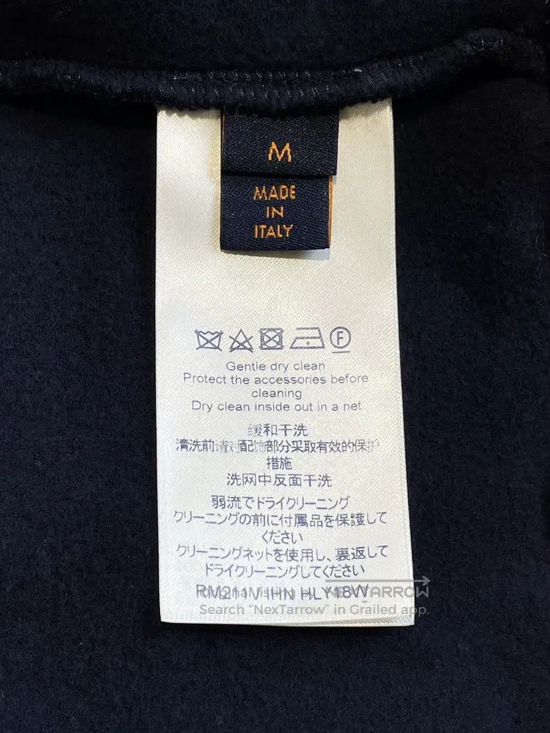 Louis Vuitton Louis Vuitton Navy Blue Beaded hoodie Size US M / EU 48-50 / 2 - 7 Thumbnail