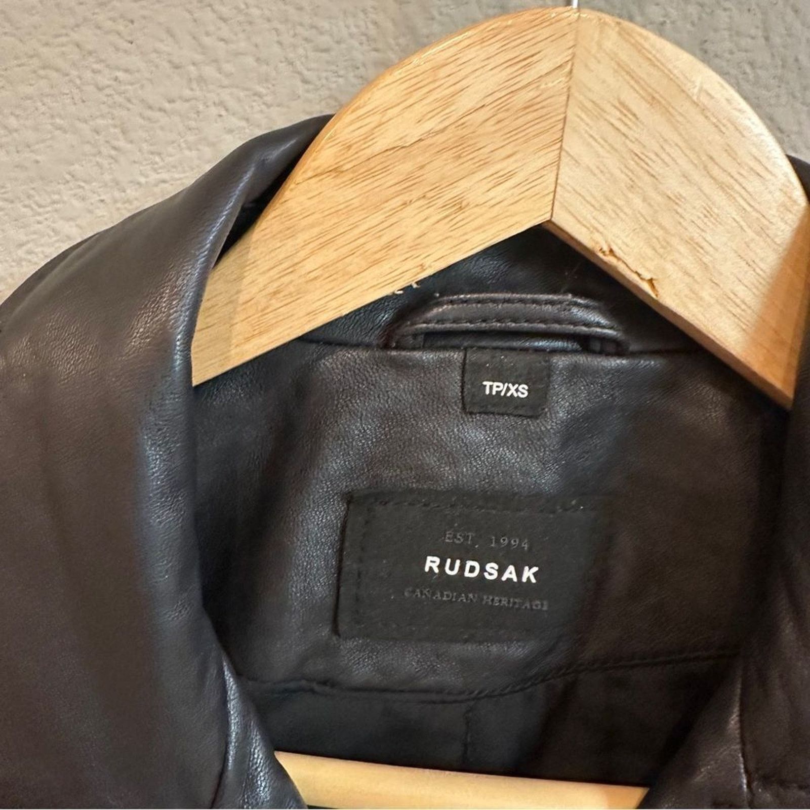 Rudsak Rudsak | XS | black cropped leather jacket Size XS / US 0-2 / IT 36-38 - 3 Thumbnail