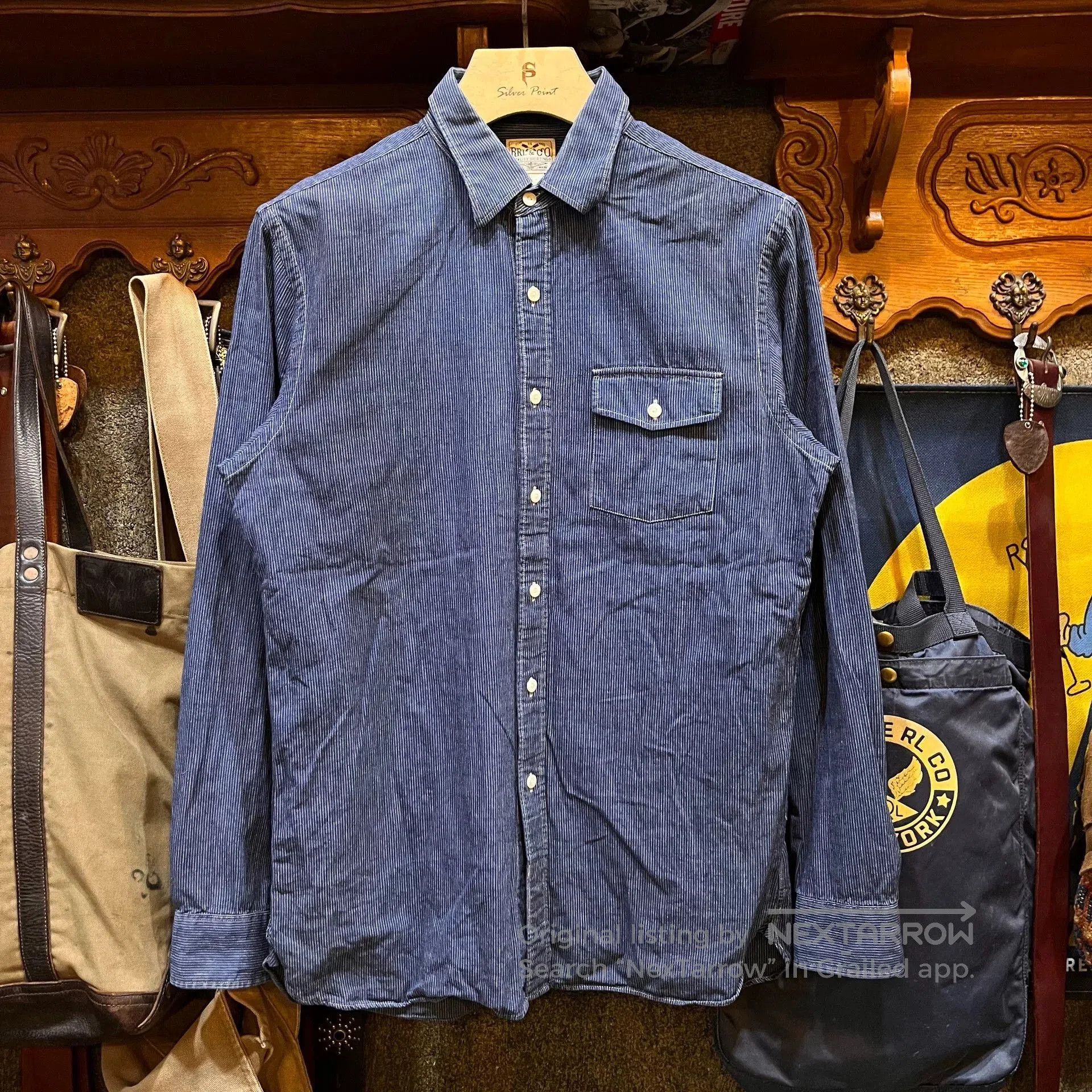 RRL Ralph Lauren RRL Striped Shirt by Ralph Lauren. Size US L / EU 52-54 / 3 - 1 Thumbnail