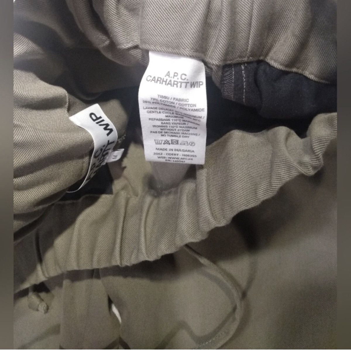 A.P.C. × Carhartt Wip A.P.C. x Carhartt WIP Olive Chino Jogger – M Size US 33 - 9 Thumbnail