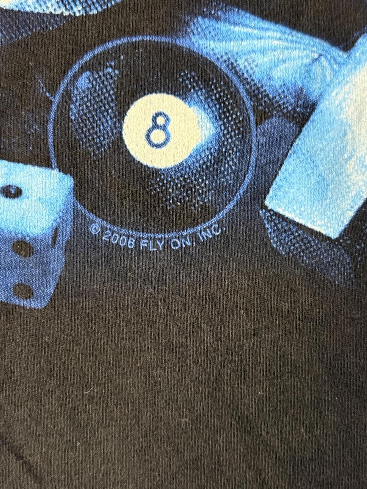 Other Y2K Lynyrd Skynyrd T-shirt Blue Skull 8 Ball Dice Winterland Size US L / EU 52-54 / 3 - 4 Thumbnail