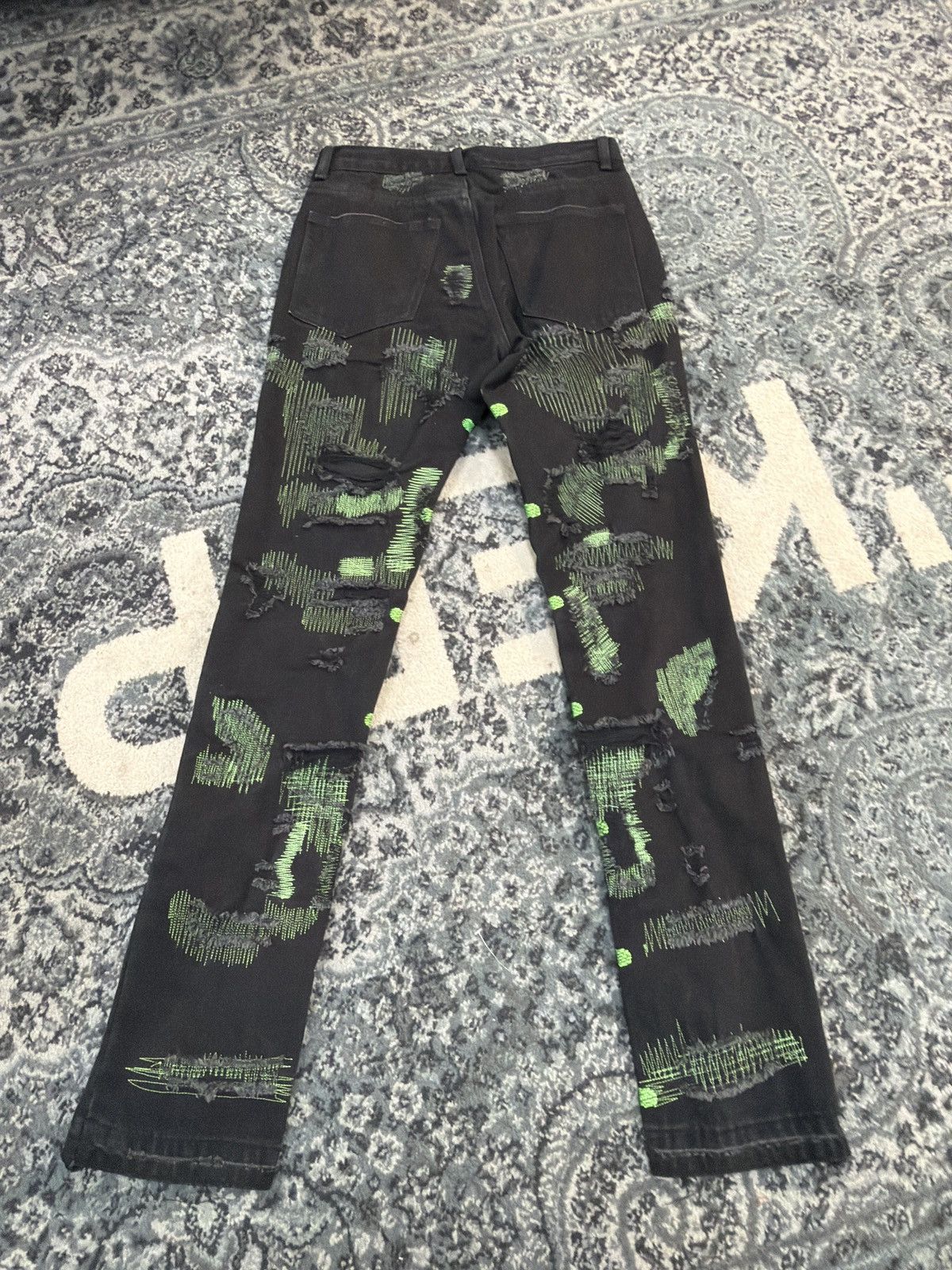 LOSTSHDWS Lostshadws og black denim Size US 29 - 2 Thumbnail