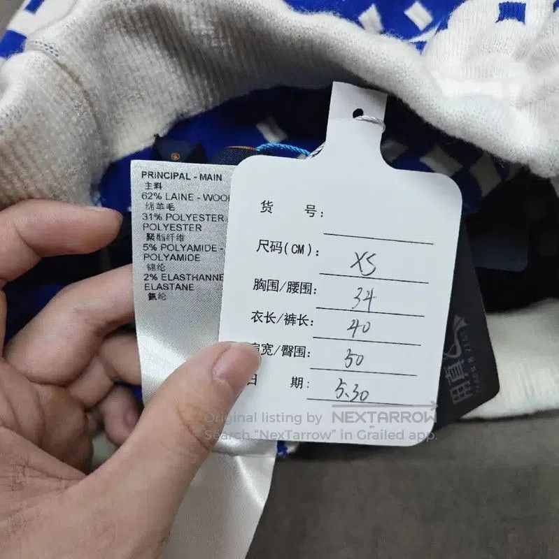 Other Louis Vuitton White Wool Women's Shorts . Size 22" - 6 Thumbnail