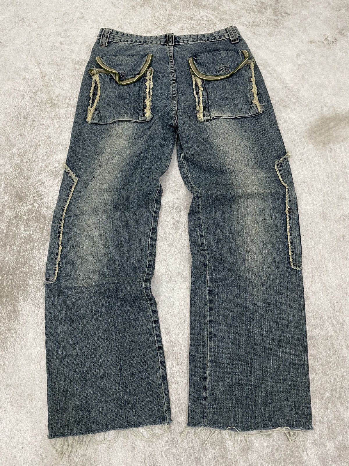 Hysteric Glamour 2000s Jinggou Japan Flared distressed Denim LGB Style Size US 29 - 5 Thumbnail