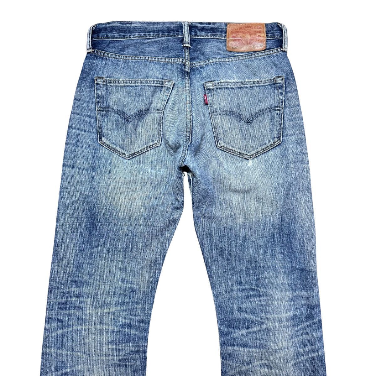 Levi's Levis 501 Distressed Jeans Clawmark Size US 31 - 9 Thumbnail