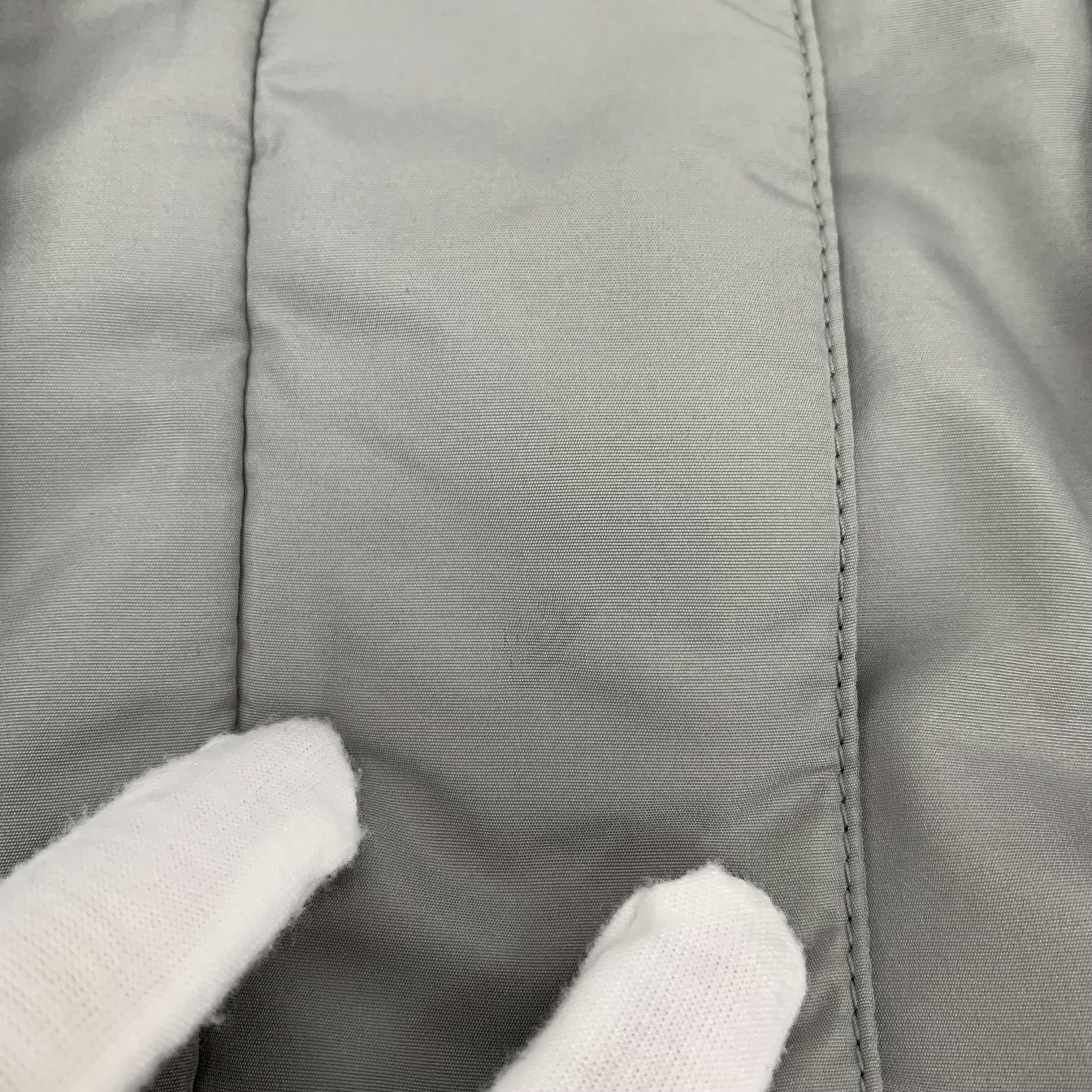 Miu Miu Miu Miu Logo Pocket Hooded Jacket Grey (42) Size US XS / EU 42 / 0 - 5 Thumbnail
