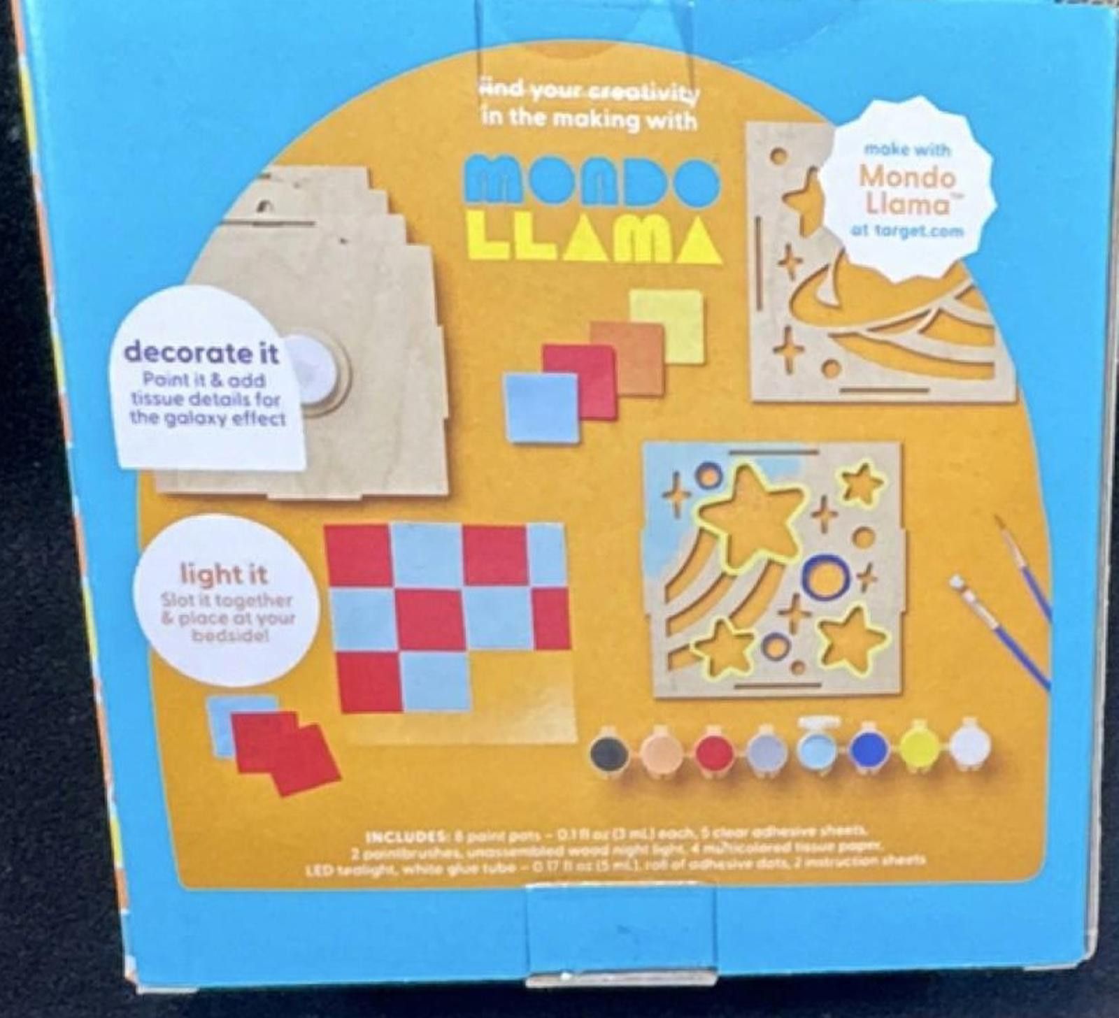 Other 3 Pack Mondo Llama Create Your Own Wooden Lantern Kit, Craft Size ONE SIZE - 1 Thumbnail