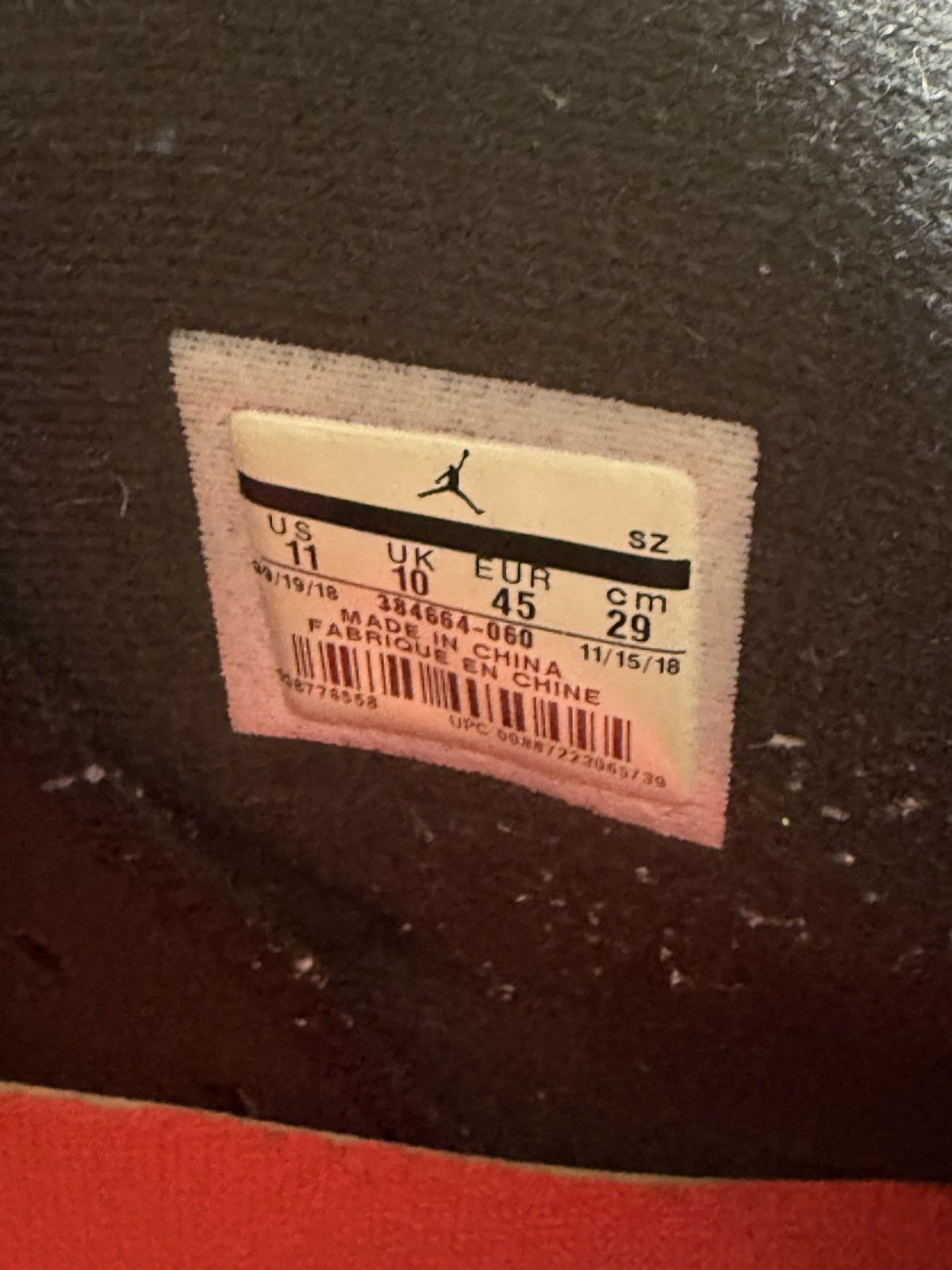 Jordan Brand Jordan 6 “Infrared” 2019 Size US 11 / EU 44 - 4 Thumbnail