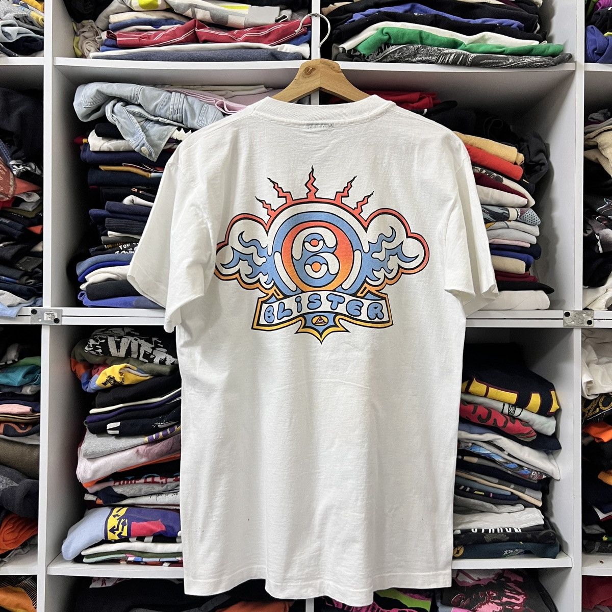 Rap Tees VTG 90s GRAFITTI BLISTER Size US M / EU 48-50 / 2 - 2 Thumbnail