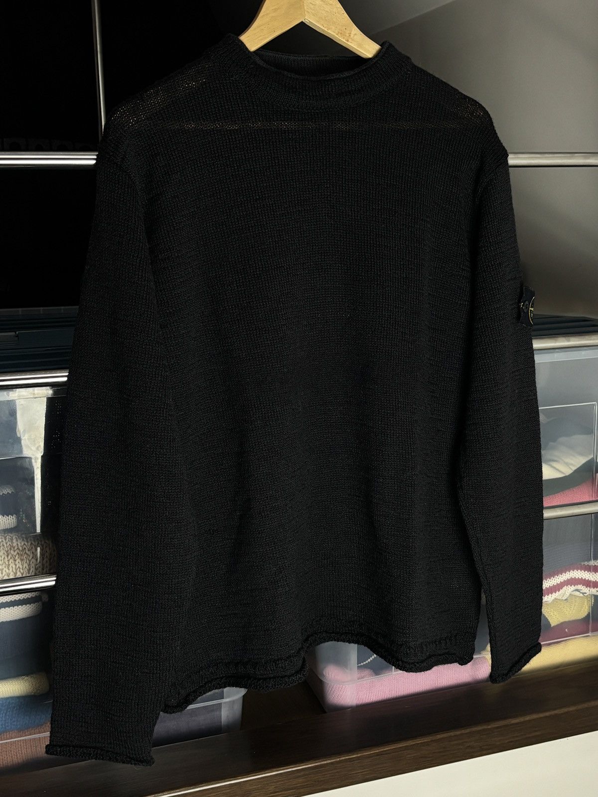 Stone Island Stone Island AW01 Knitted Wool Archive Vintage Sweater Size US XL / EU 56 / 4 - 2 Thumbnail