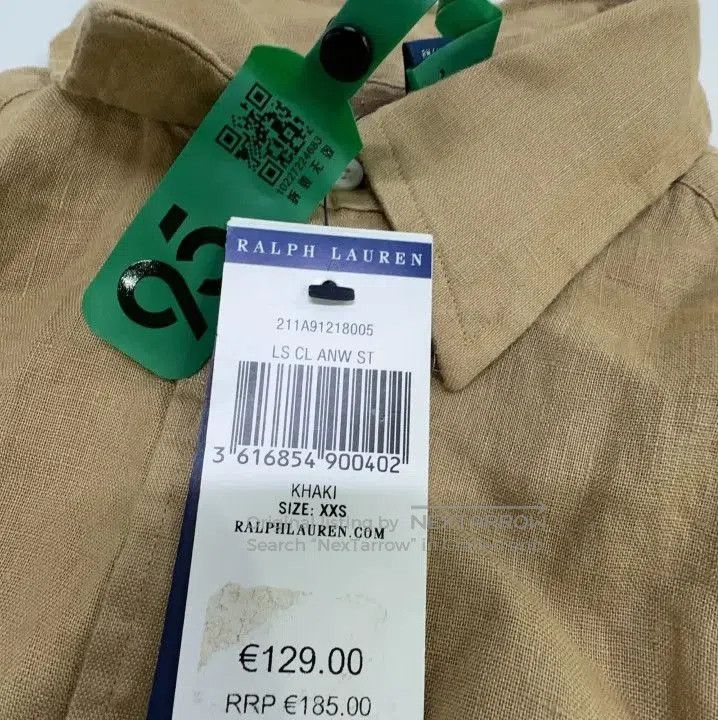 Polo Ralph Lauren Polo Ralph Lauren Khaki Linen Shirt. Size US XXS / EU 40 - 5 Thumbnail