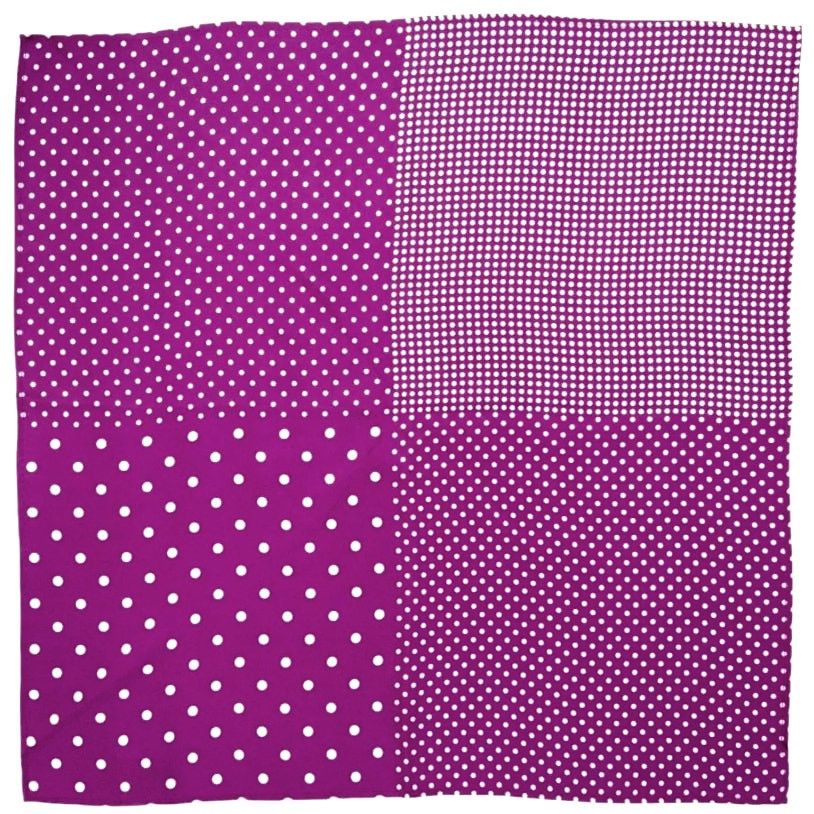 Nordstrom 3 Nordstrom Rack Silk 4 Panel Pocket Squares Berry Polka Dot Size ONE SIZE - 6 Thumbnail