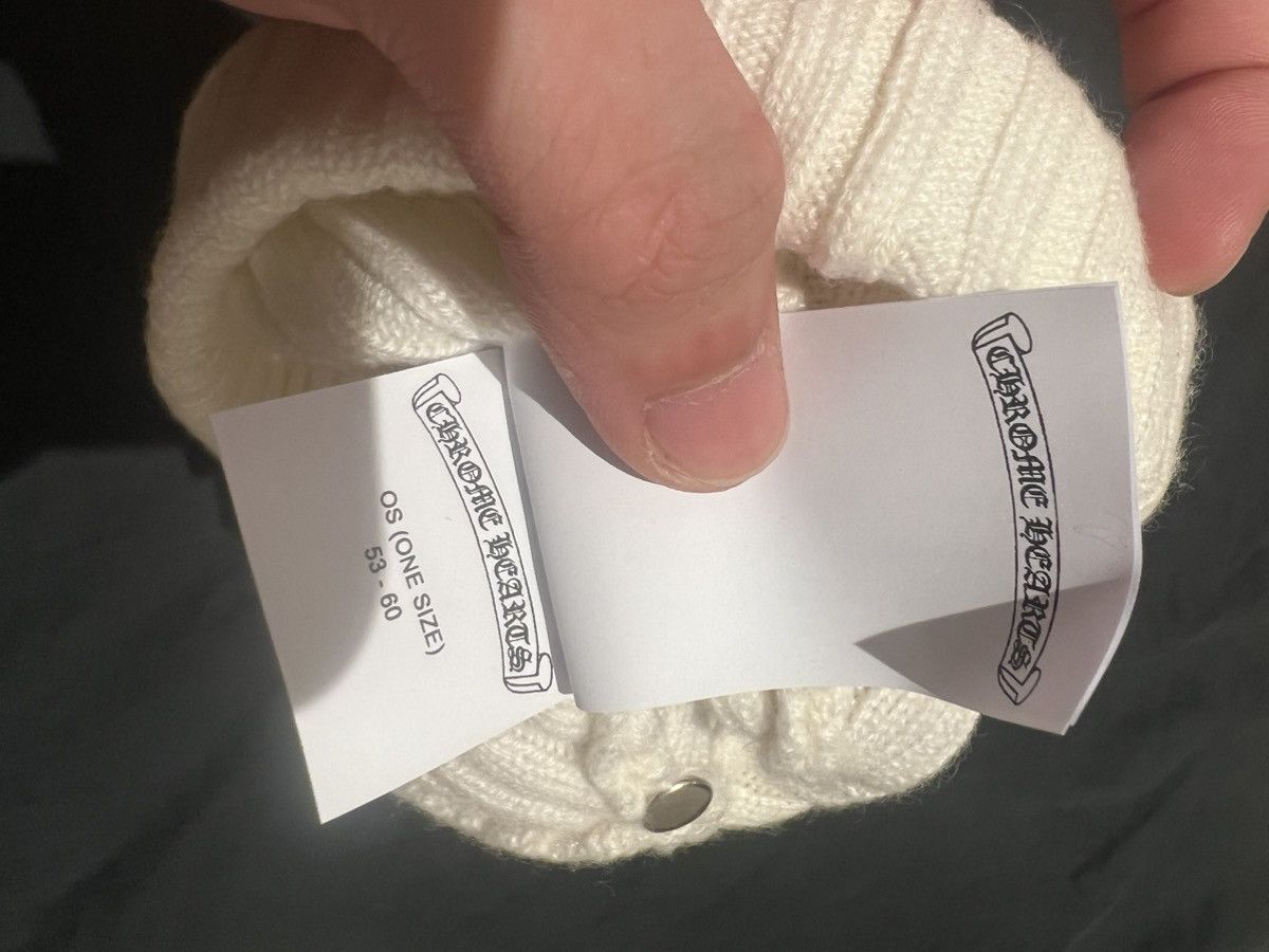 Chrome Hearts Cashmere leather plus cross patch beanie Size ONE SIZE - 8 Thumbnail