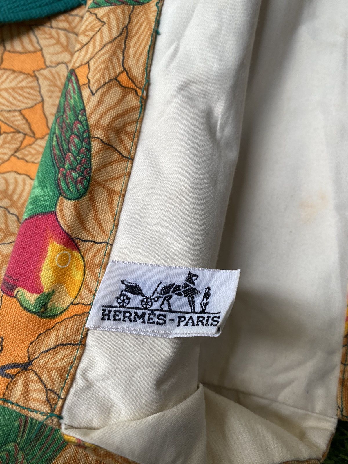 Hermes Hermes Les Perroquets Tote Beach Bag Size ONE SIZE - 7 Thumbnail