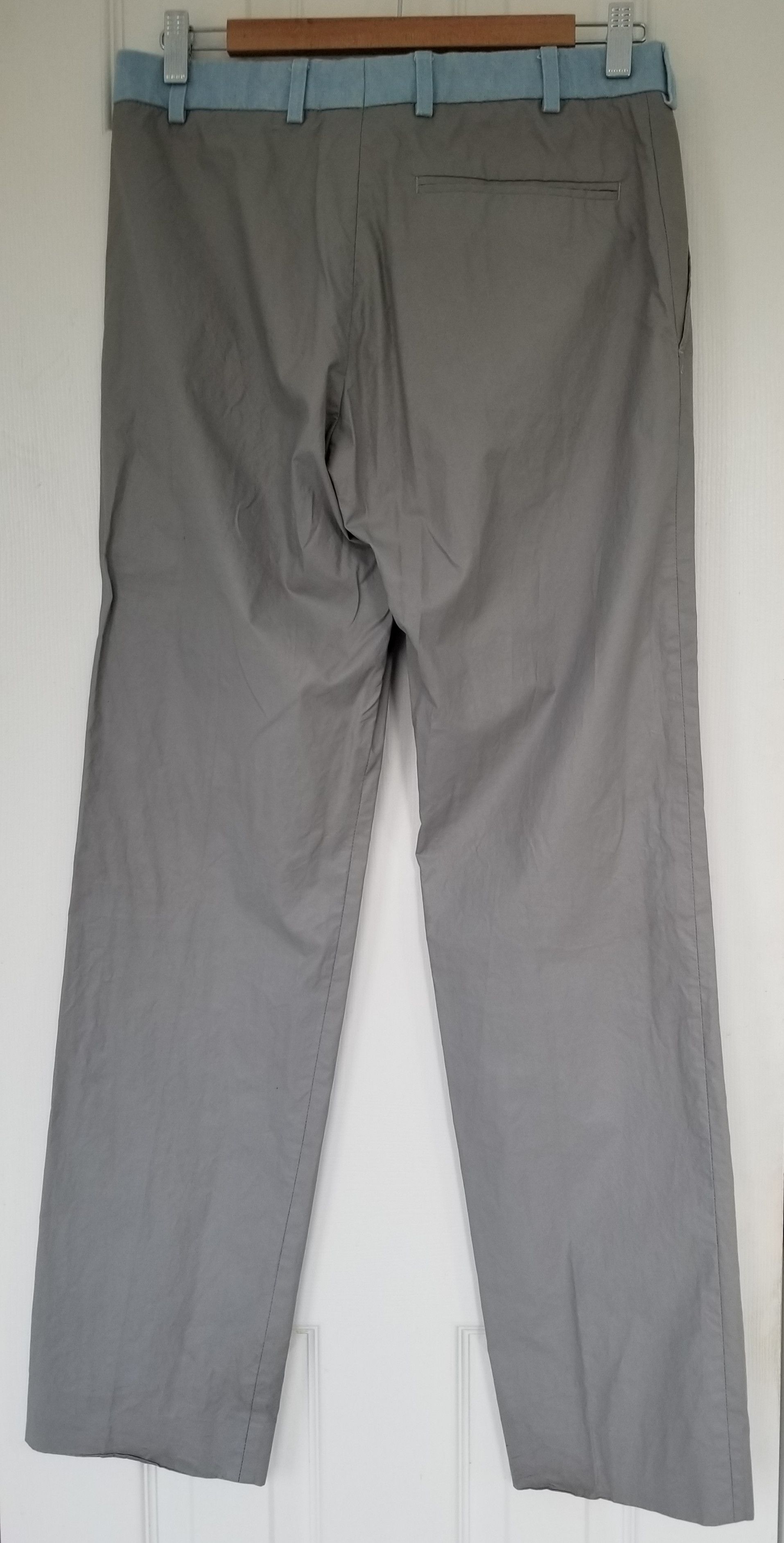 Stephan Schneider Stephan Schneider Grey Paper Slacks Denim Waistband 31 Size US 31 - 3 Thumbnail
