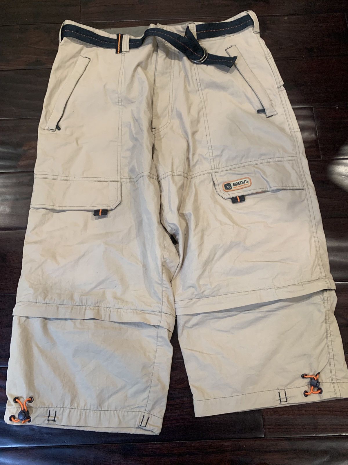 Sideout vintage cream sideout cargo shorts Size US 34 / EU 50 - 6 Thumbnail