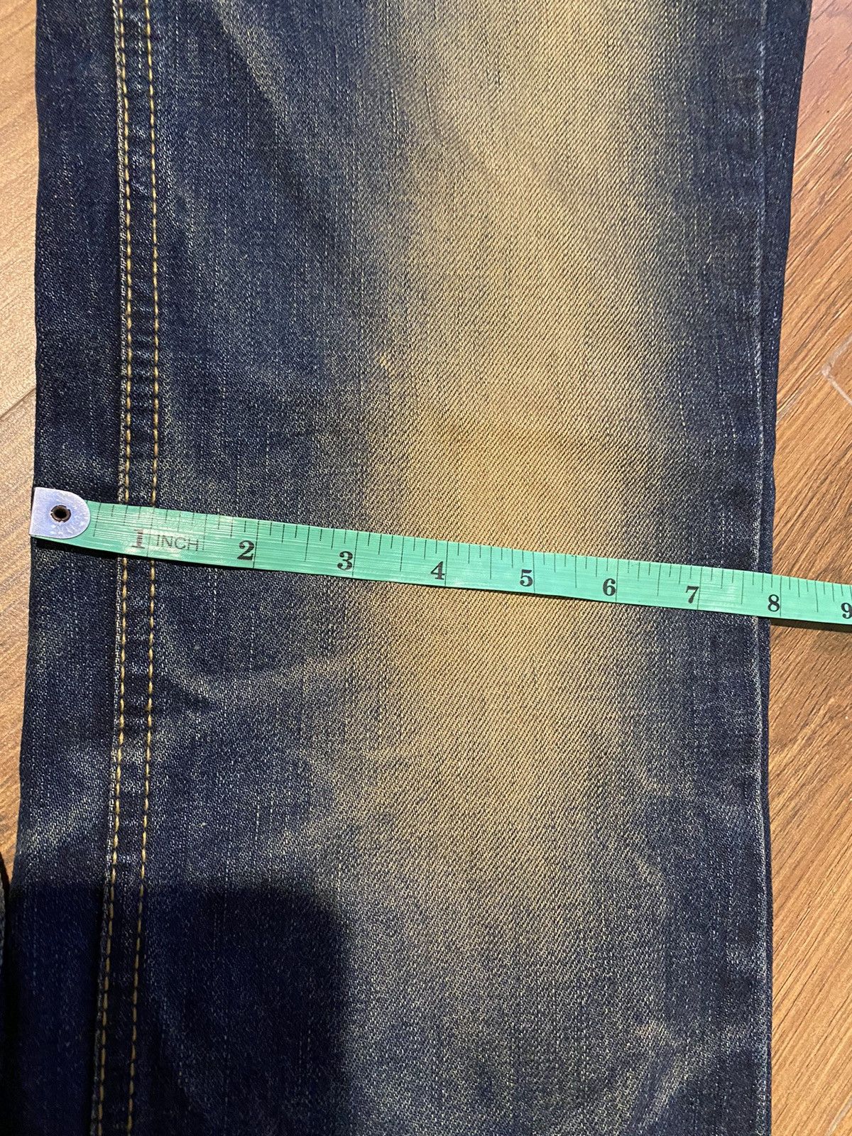 Japanese Brand × Tornado Mart Distressed Yoshitomo Nara X Lolita Cross Low Rise Jeans Size US 28 / EU 44 - 16 Thumbnail