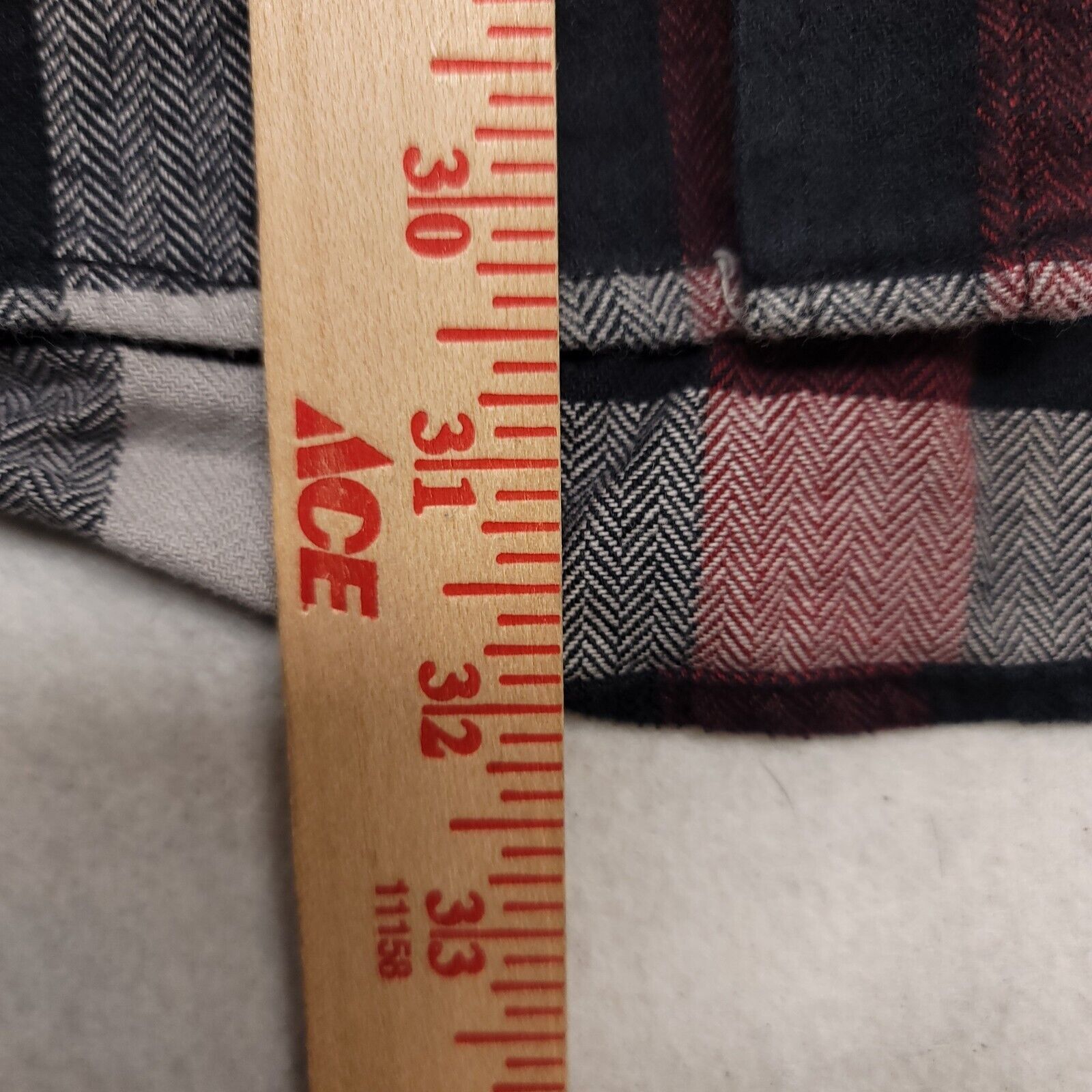 JACHS NY Jachs Gingham Flannel Shirt Mens Size XLT Red Black White Size US XL / EU 56 / 4 - 7 Thumbnail