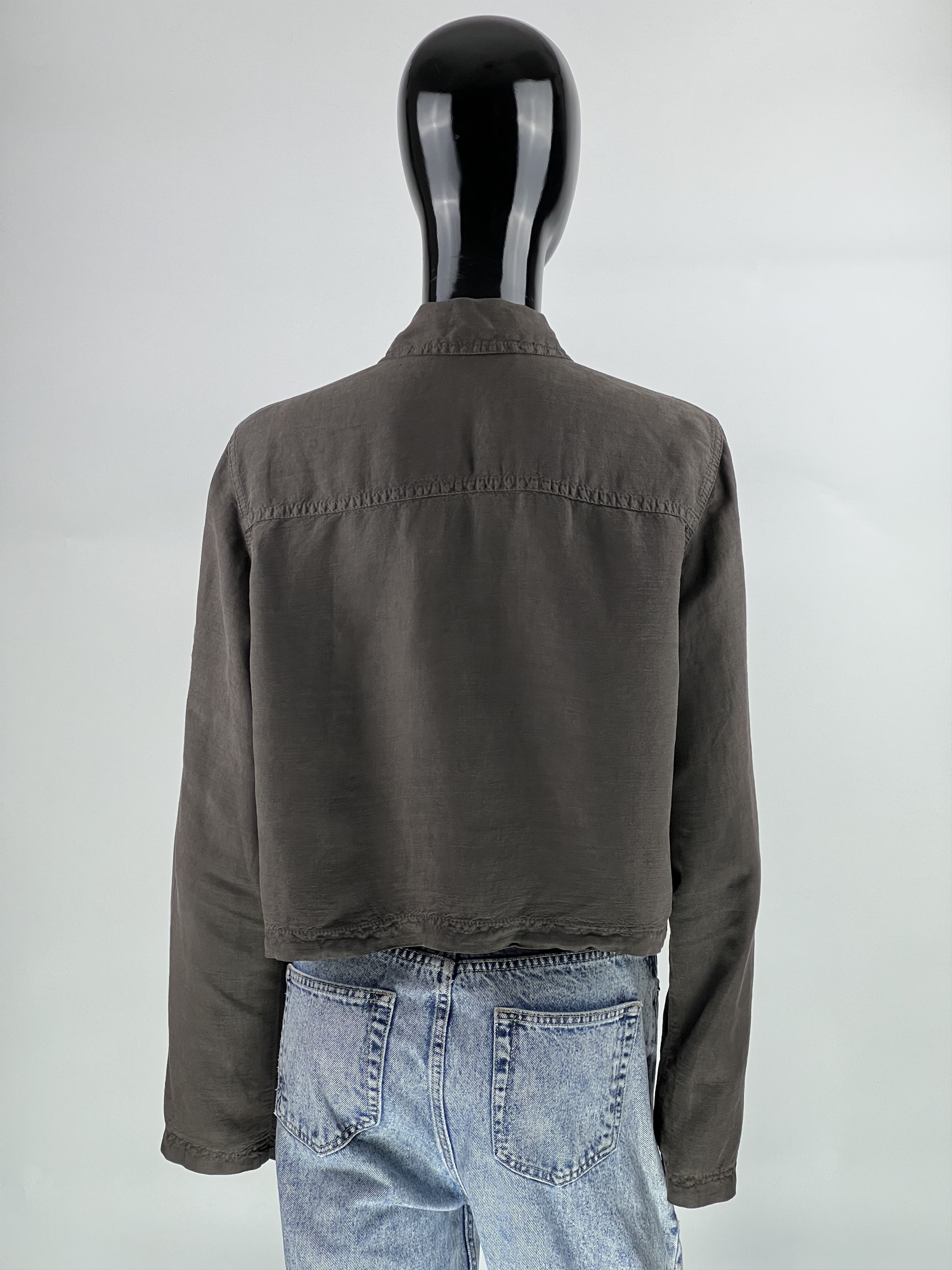 Transit Transit Par Such Rare Vtg Linen Lyocell Cropped Jacket M Size M / US 6-8 / IT 42-44 - 2 Thumbnail